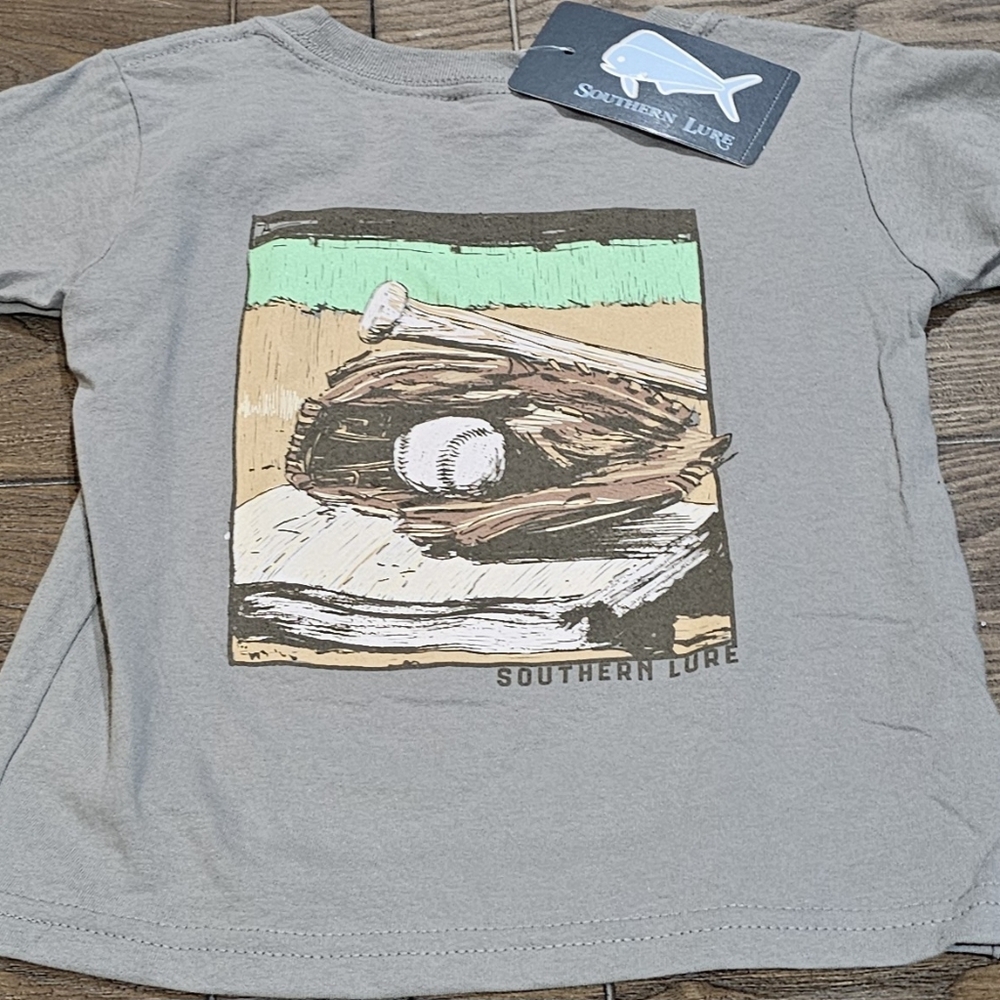 ⚾️New southern lure baseball Gray Kids T-Shirt ⚾️